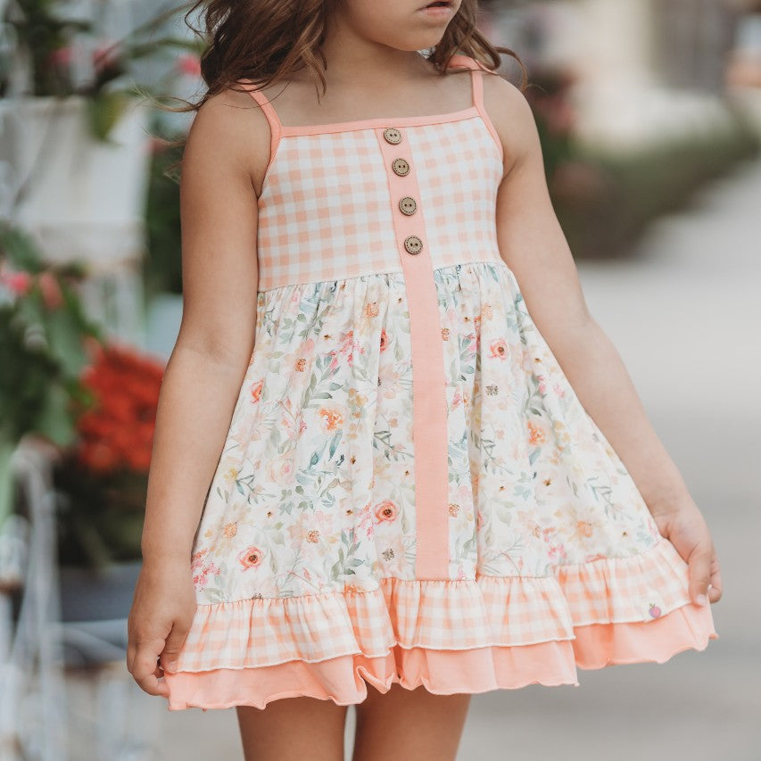 Margot Dress - Sweet As A Peach