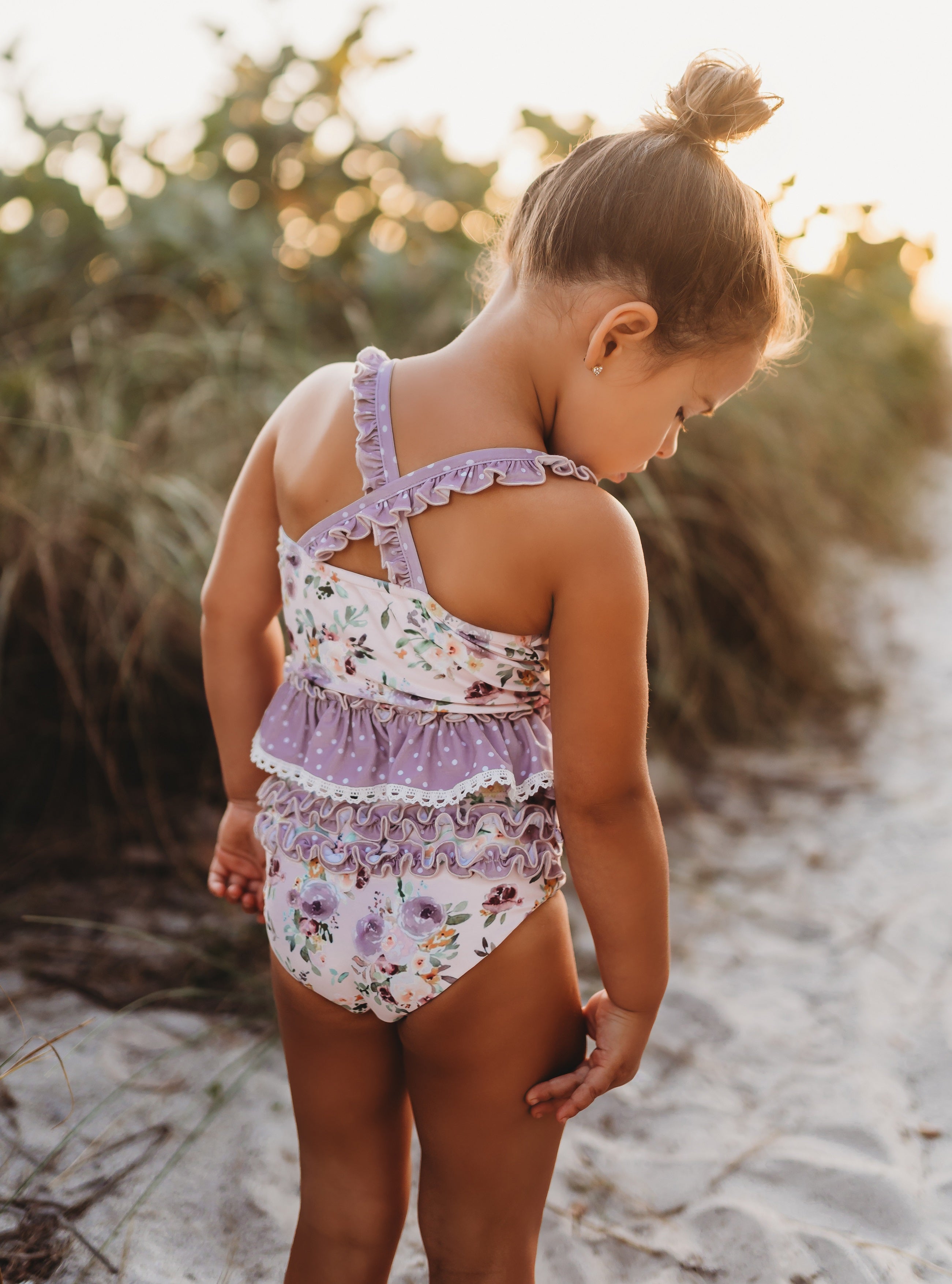Selah Tankini Swimsuit - Violet Breeze