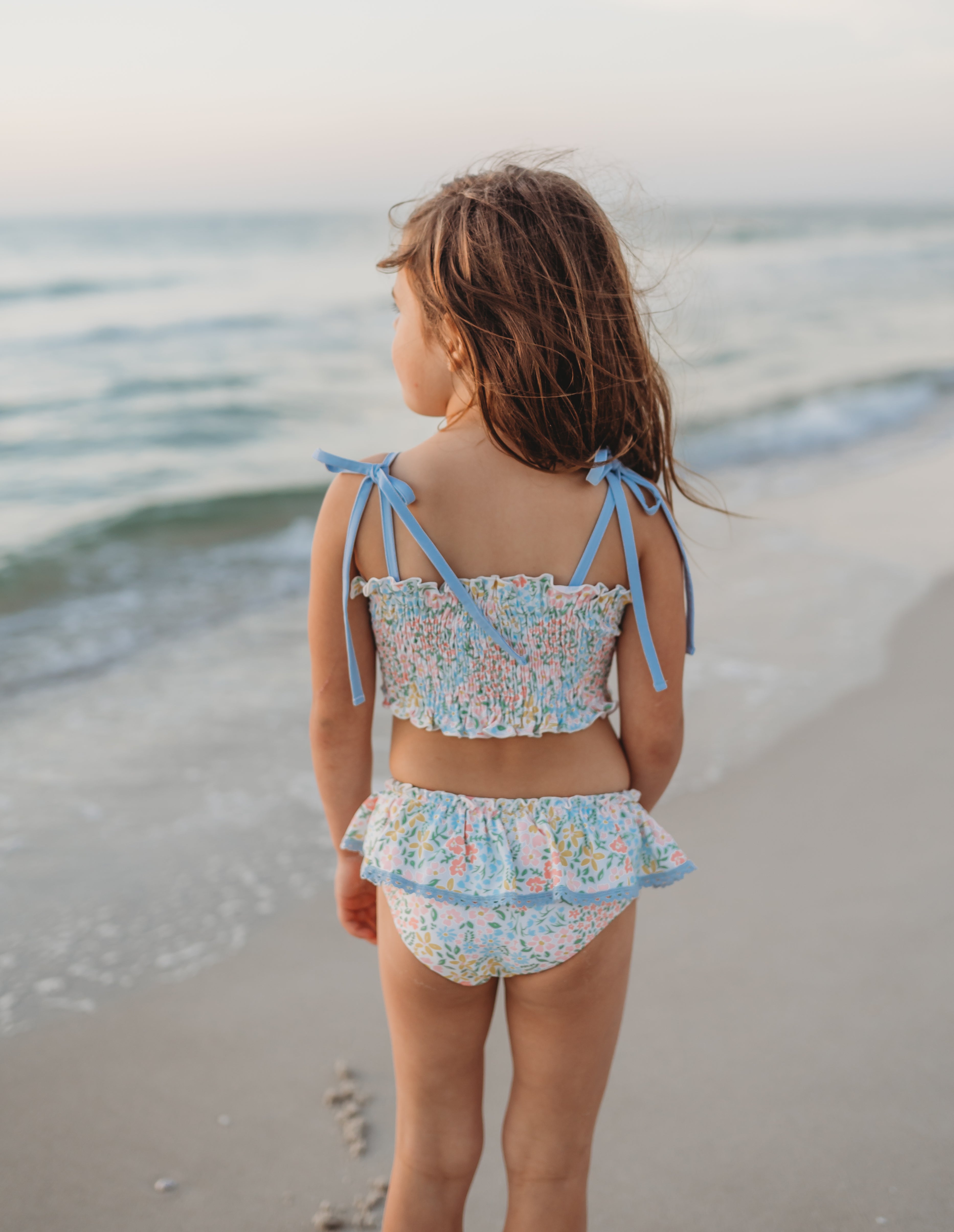Waverly Shirred Swimsuit - Nature Walk