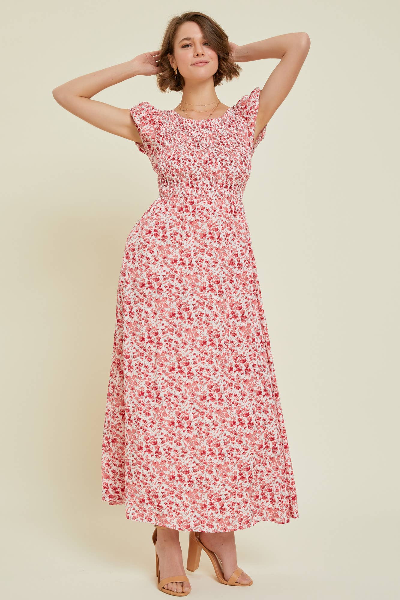 Women's Heyson Smocked Maxi Dress | Persian Red