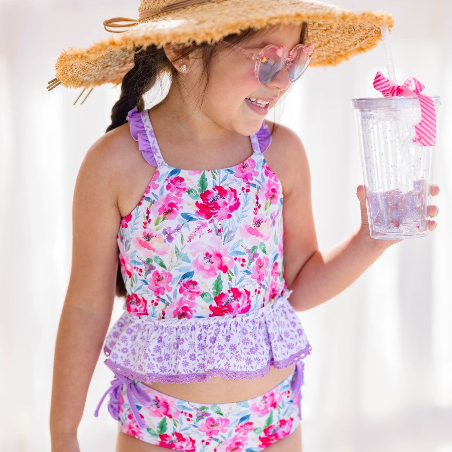 Selah Tankini Swimsuit - Sakura Blossom