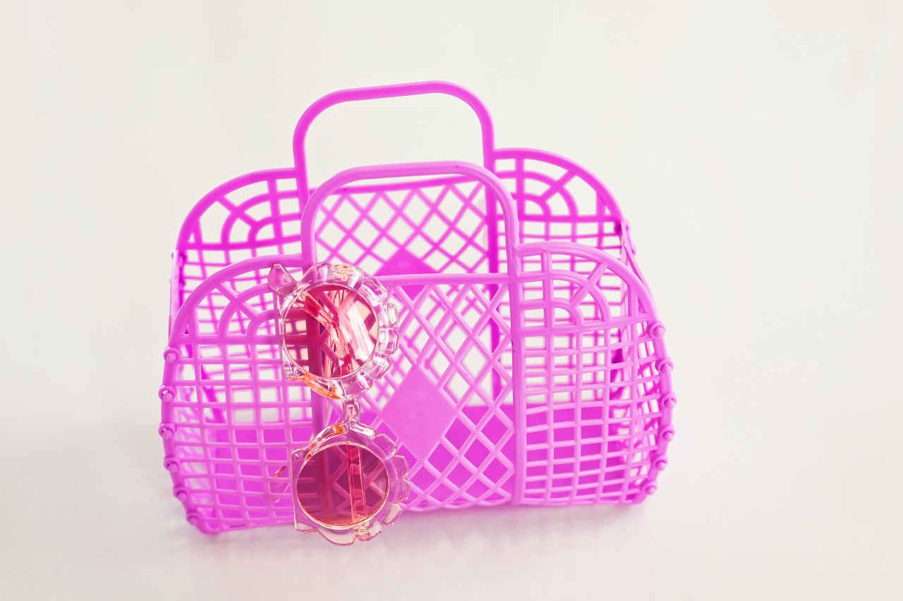 Retro Basket Jelly Bag - Lilac