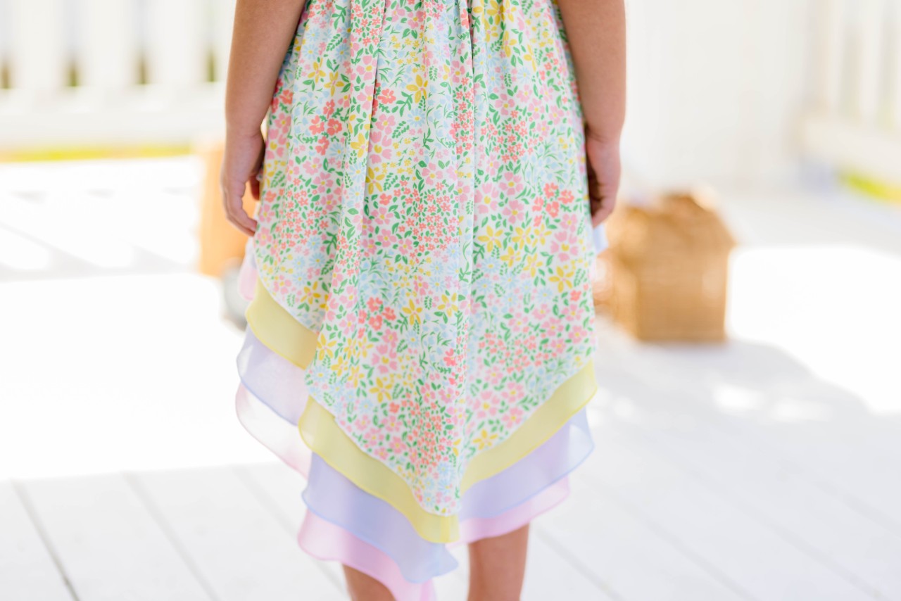 Zoe High-Low Dress - Cottontail