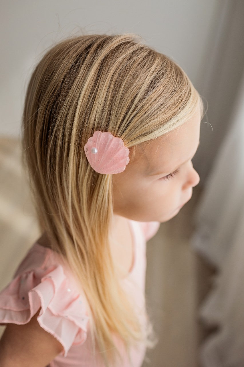 Hair Clip Set - Under the Sea - Pink