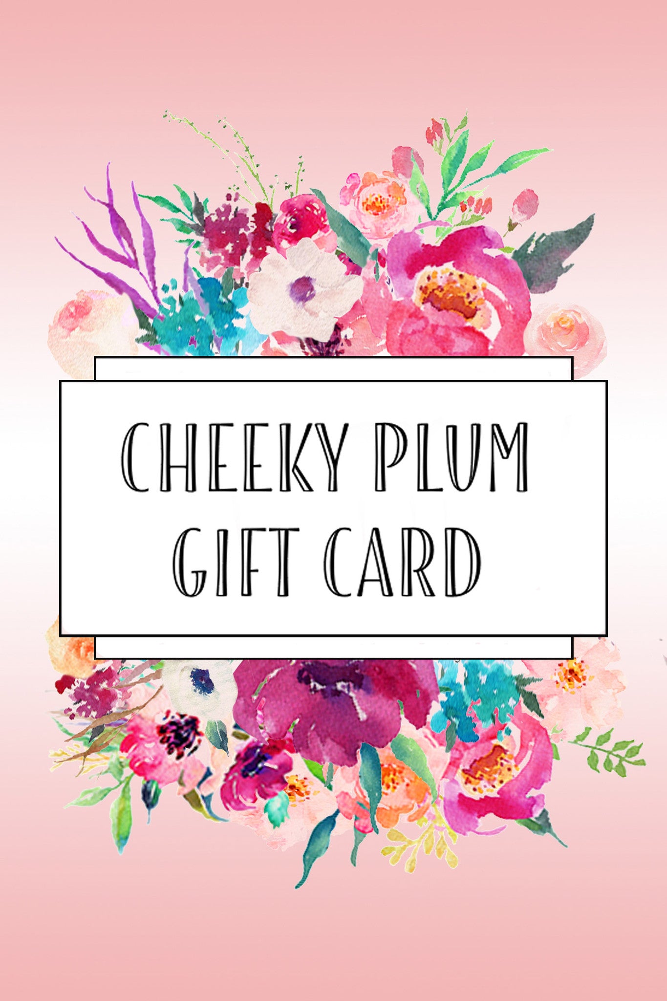 Gift Card – Cheeky Plum