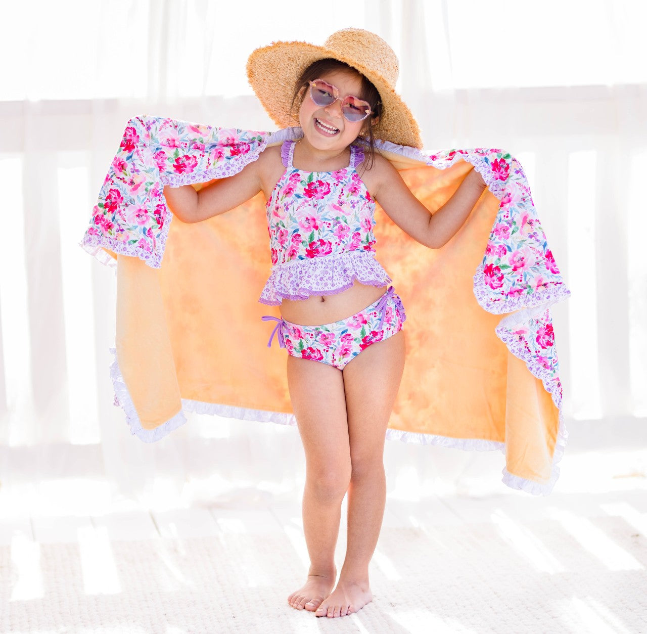 Selah Tankini Swimsuit - Sakura Blossom