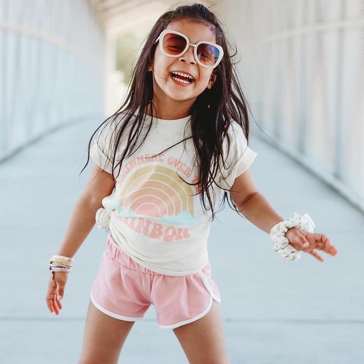 Somewhere Over the Rainbow Tee - Vintage Style