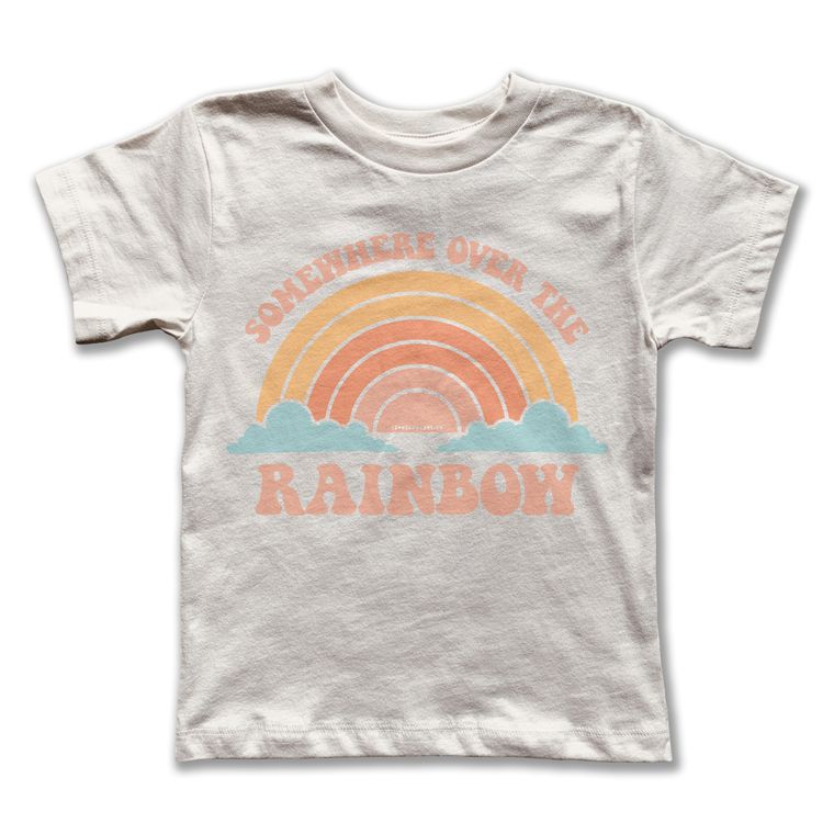 Somewhere Over the Rainbow Tee - Vintage Style