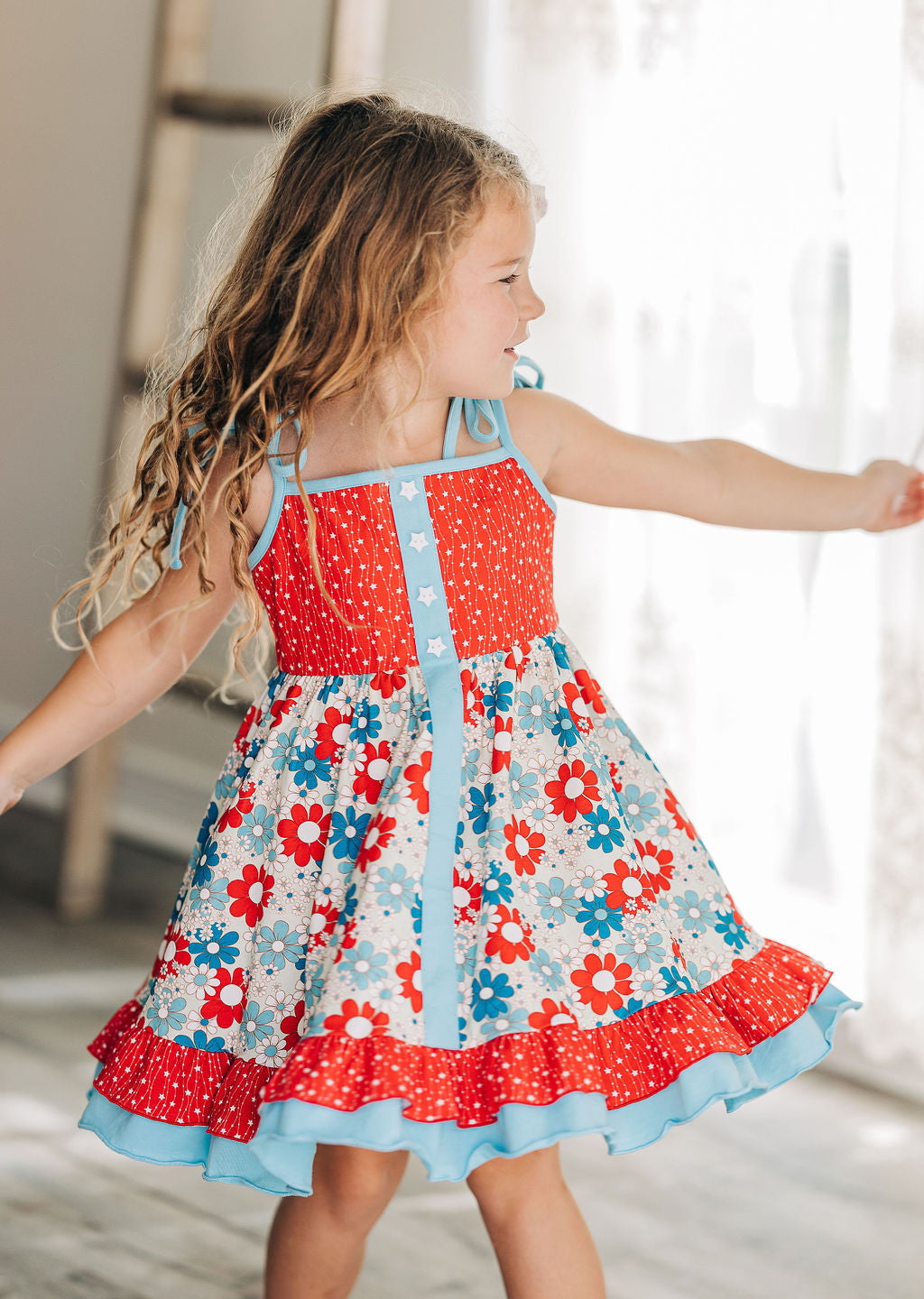 Margot Dress - Retro Liberty