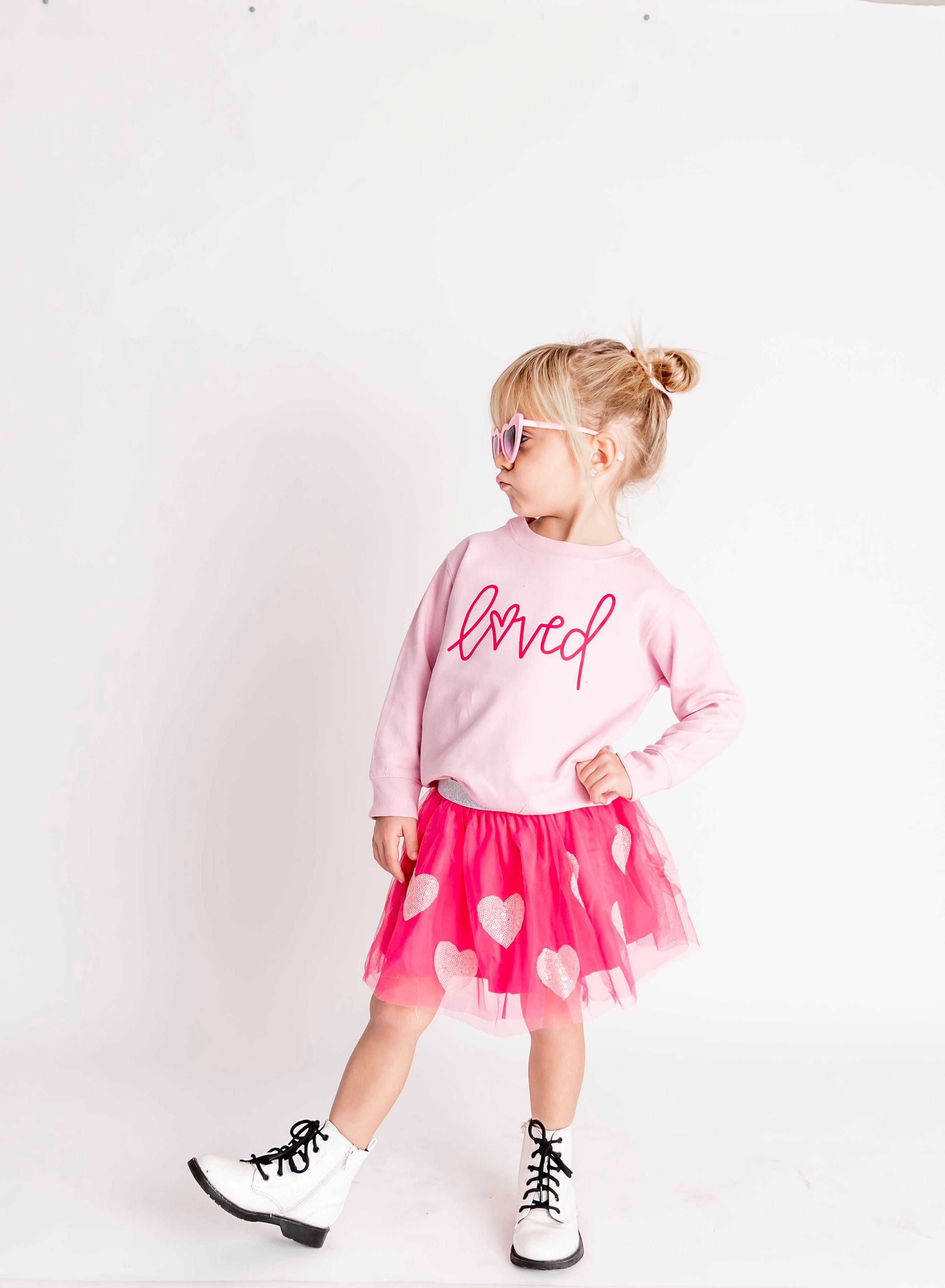 Sweet Wink Tutu - Pink Hearts