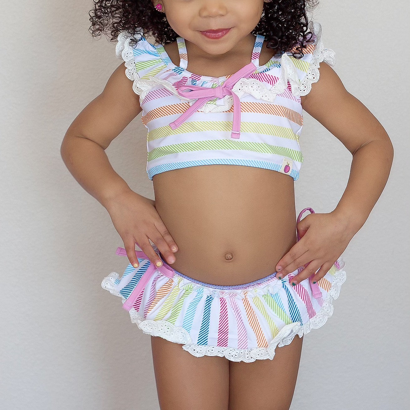 Vera Swimsuit - Sugar Stripe