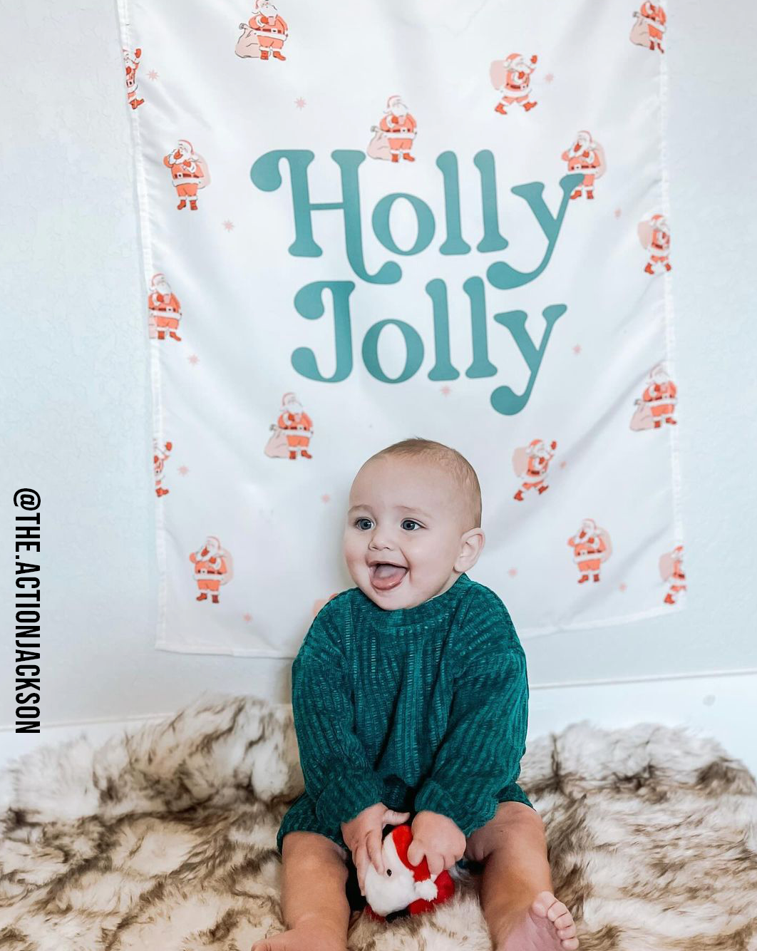 Holly Jolly Banner -  36x26"