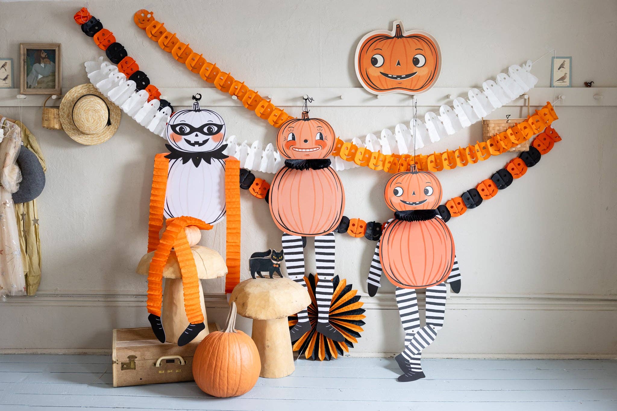 Pumpkin Bamboo Party Tray
