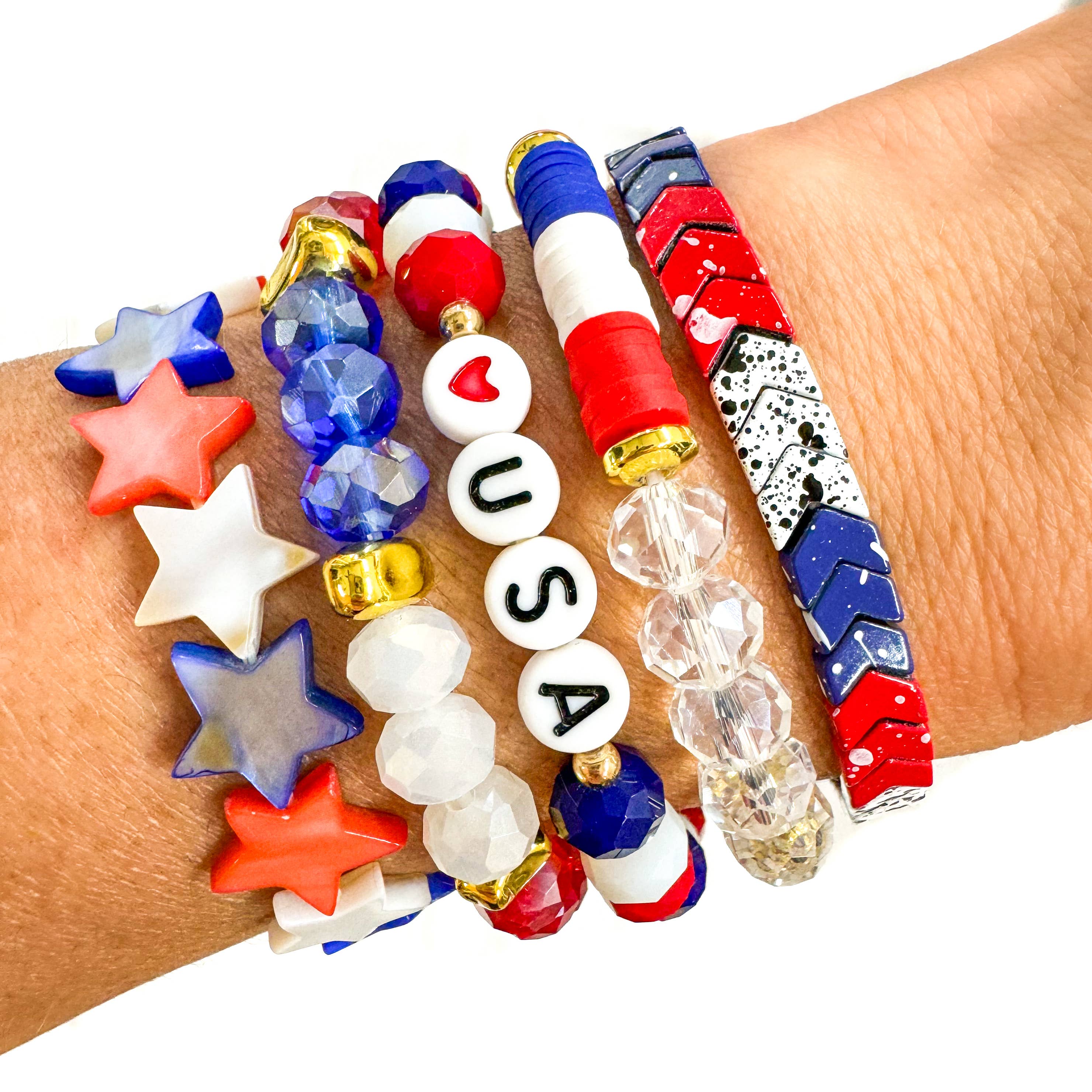 4th of July Love USA | Bracelet Stack