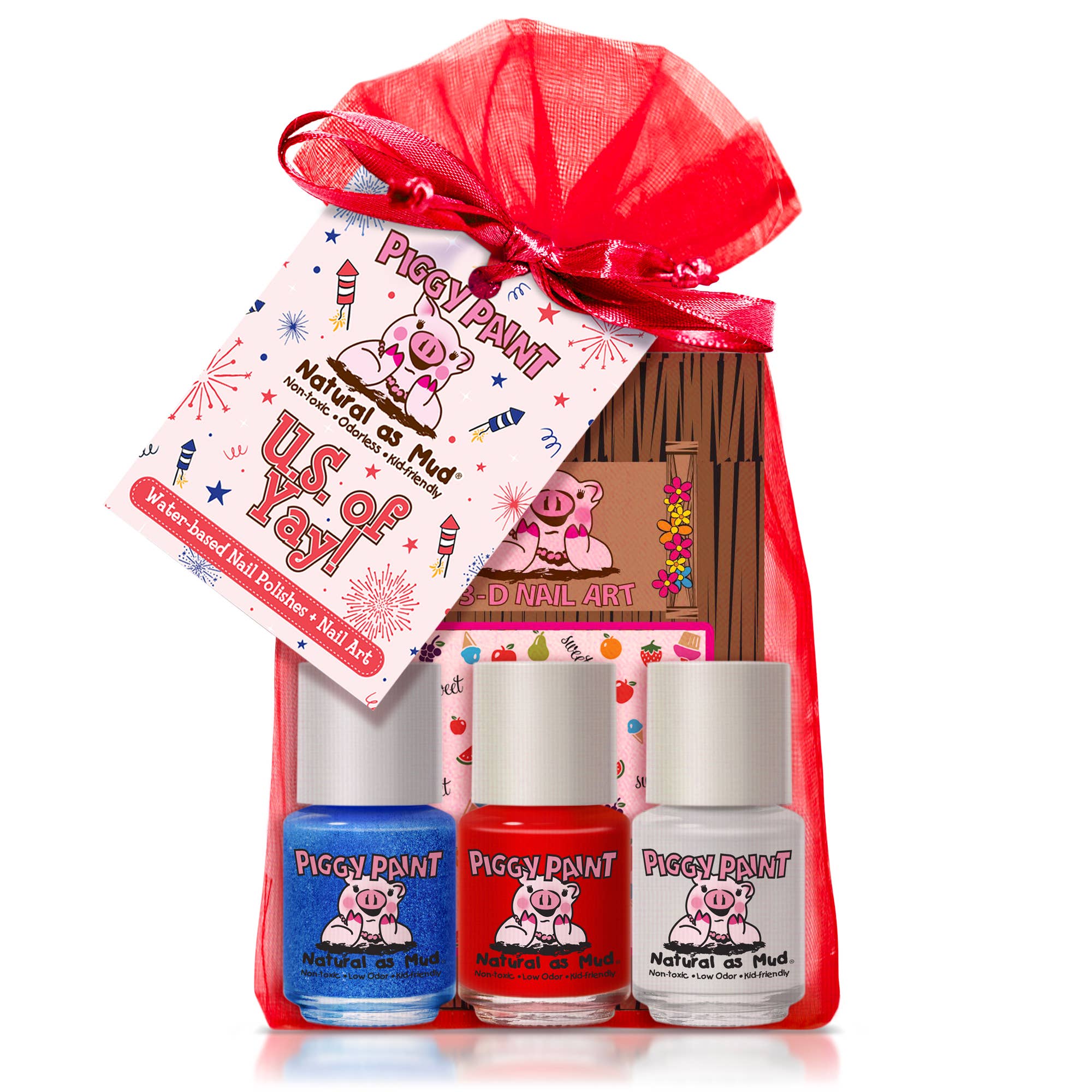 U.S. of YAY! Polish Set Non-Toxic Kids Nail Polish