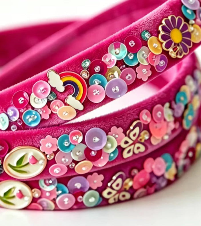 Beaded Headband - Scattered Whimsy