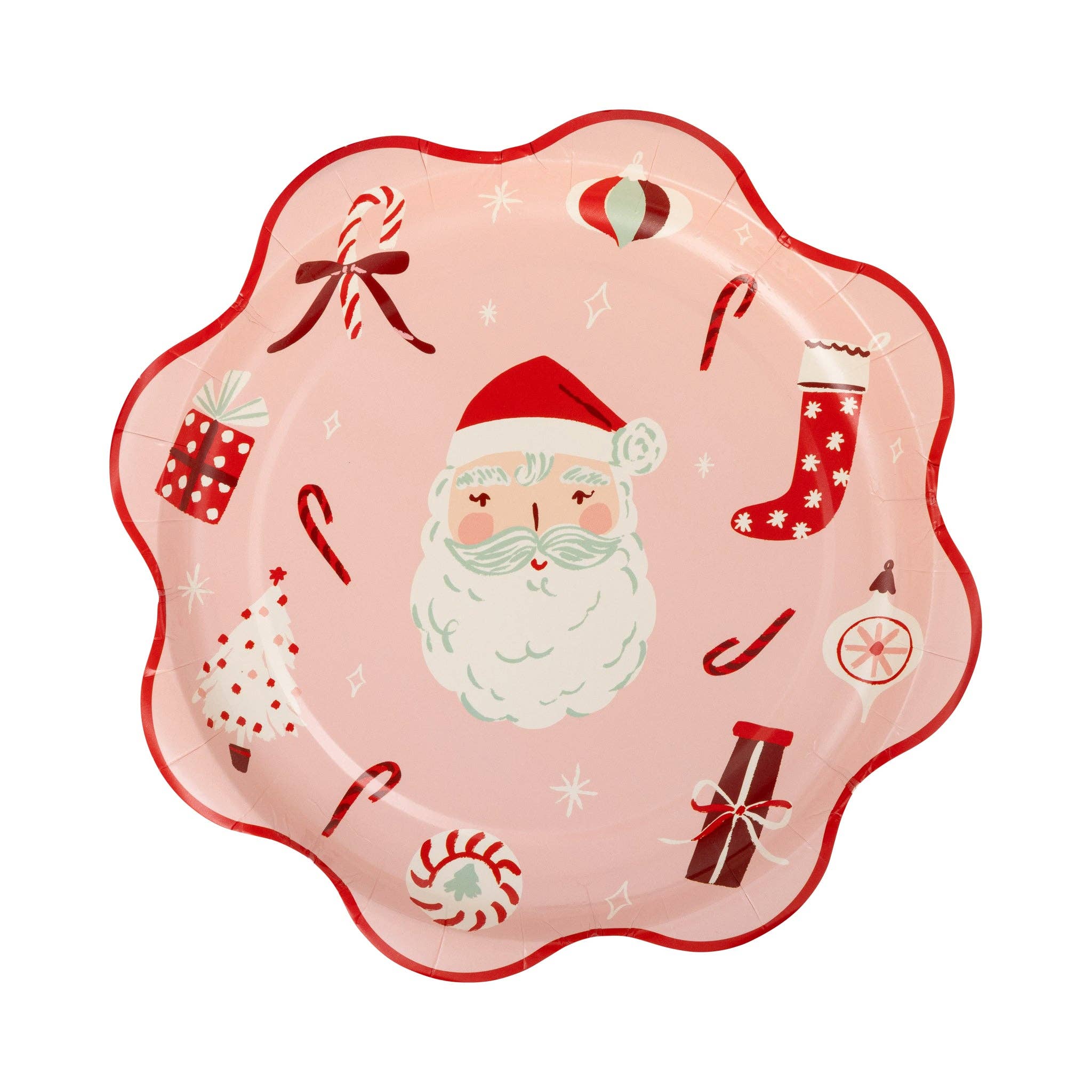 St Nick Icon Plate - 8 PK