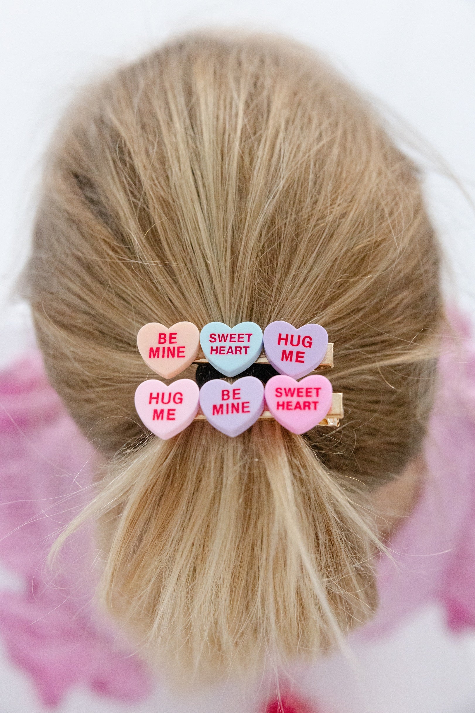 Love Language Hair Clip Set
