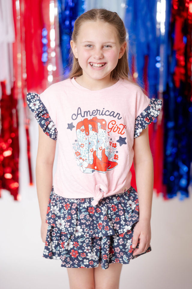 Blair Skirt - Patriot Posy