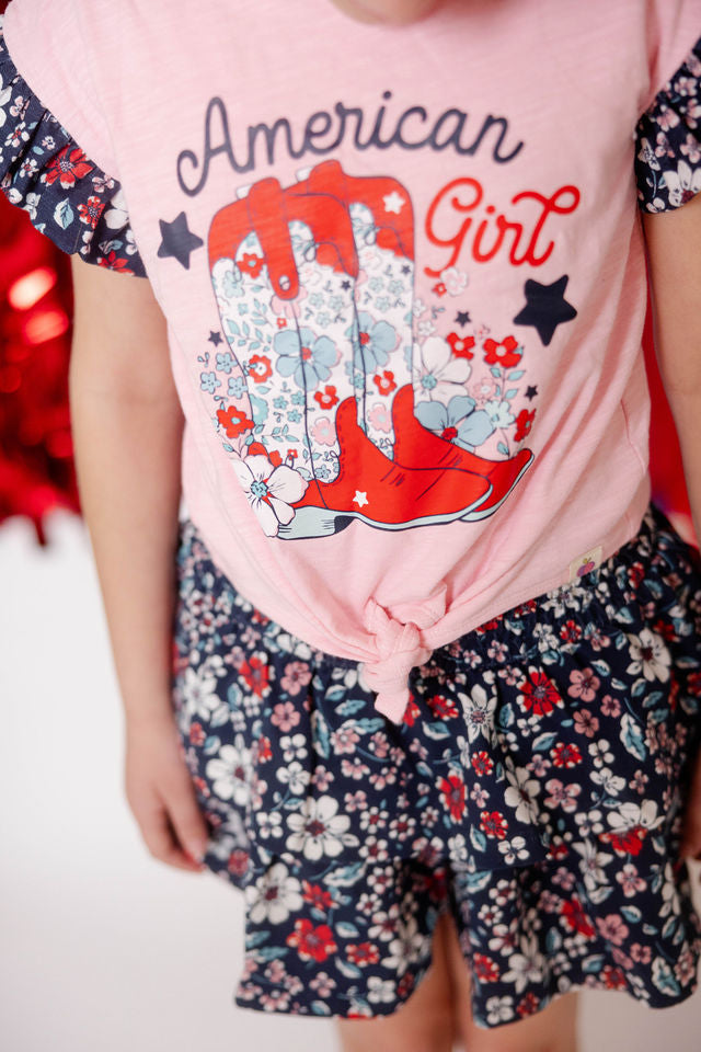 Blair Skirt - Patriot Posy