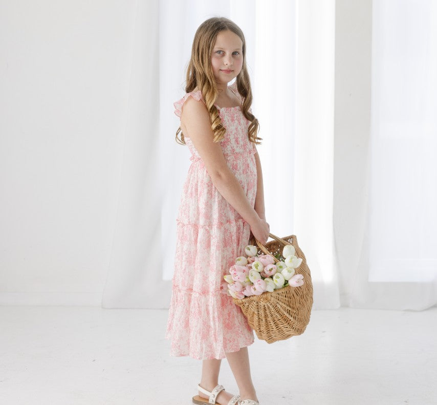 Fiona Maxi Dress - Toile de Rose (Pre-Order)