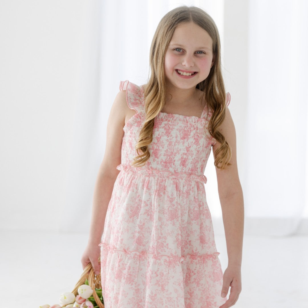 Fiona Maxi Dress - Toile de Rose (Pre-Order)