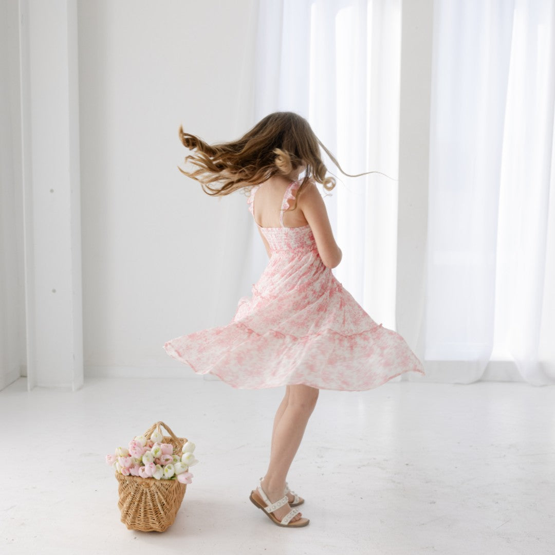 Fiona Maxi Dress - Toile de Rose (Pre-Order)