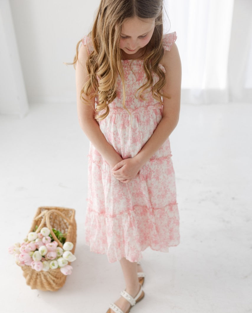 Fiona Maxi Dress - Toile de Rose (Pre-Order)