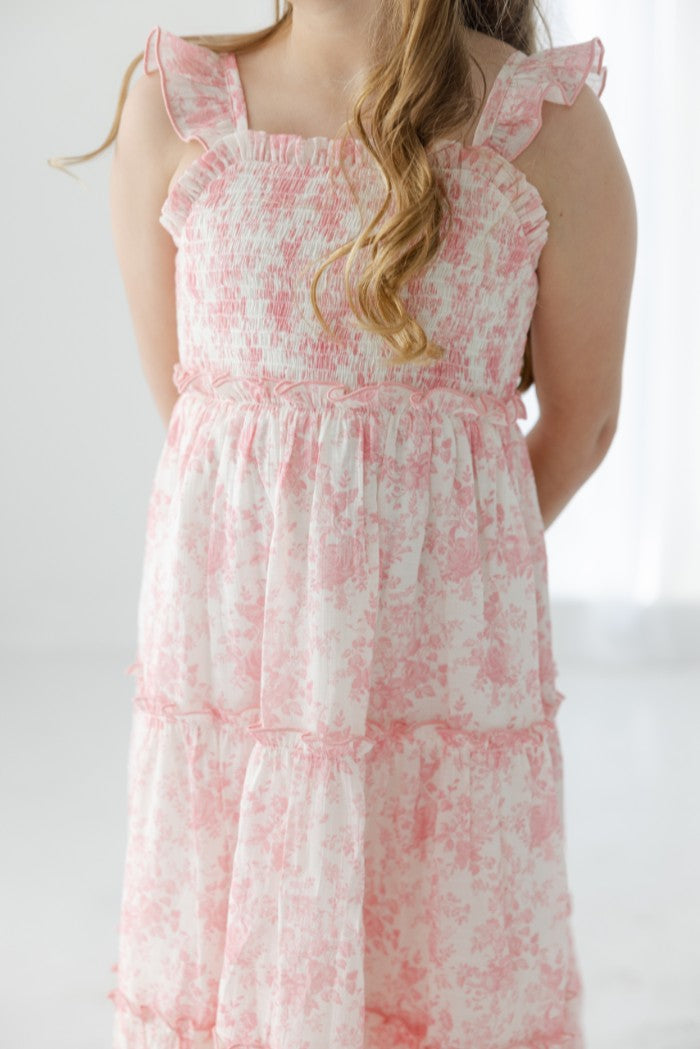 Fiona Maxi Dress - Toile de Rose (Pre-Order)