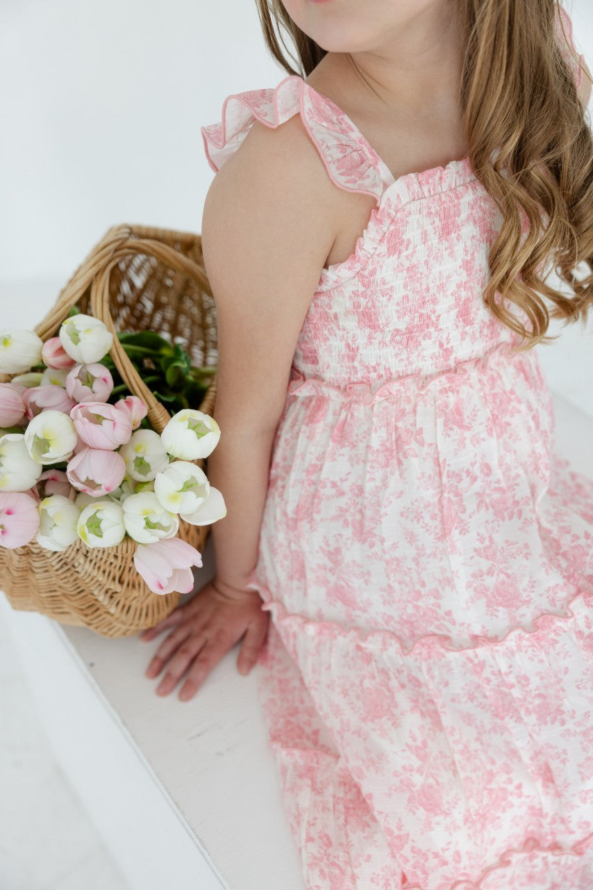 Fiona Maxi Dress - Toile de Rose (Pre-Order)