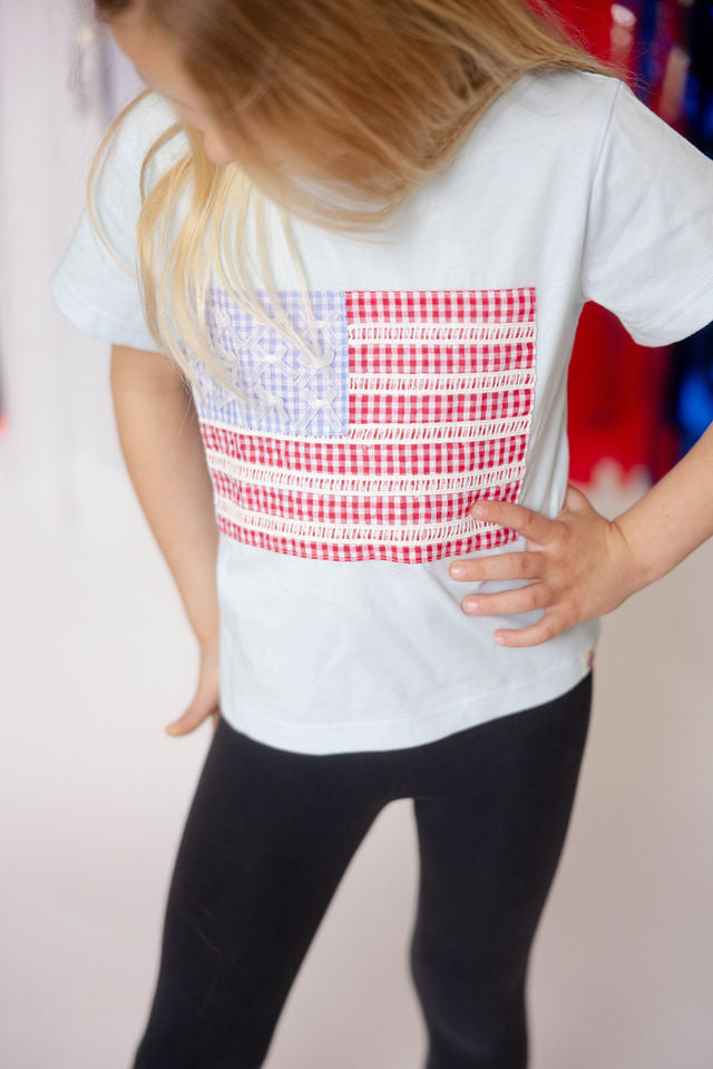 Applique Graphic Tee - Gingham Glory (Pre-Order)
