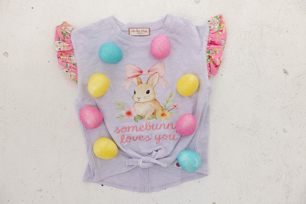 Tie Top - Somebunny Loves You