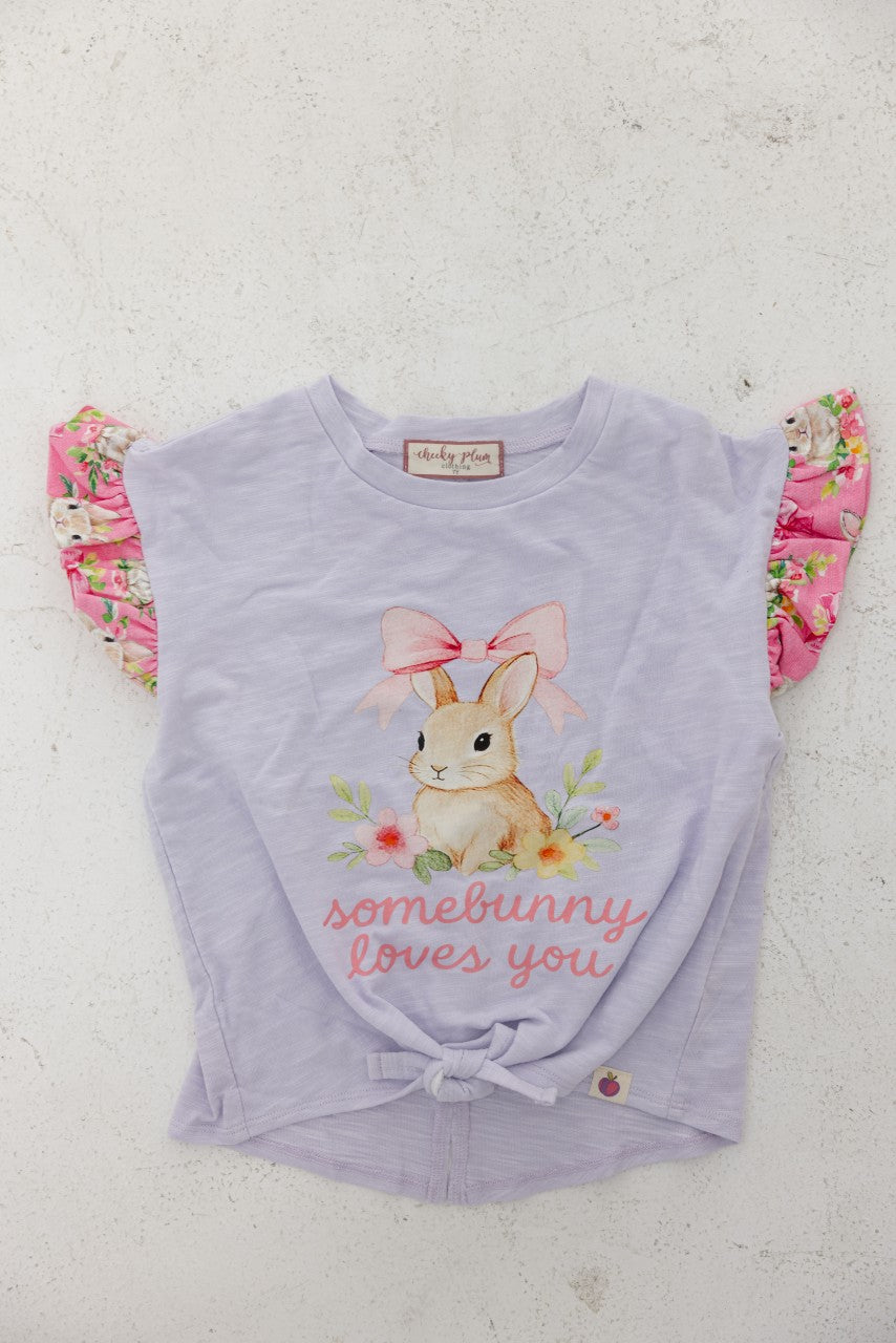 Tie Top - Somebunny Loves You