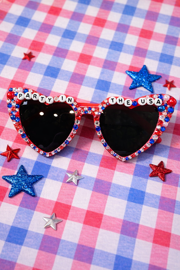 Heart Sunglasses - Party In The USA (Pre-Order)