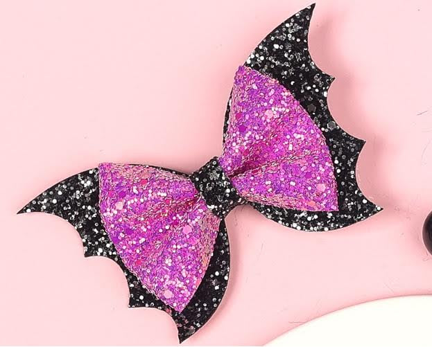 Glitterfang Bat Bow (Multiple Colors)
