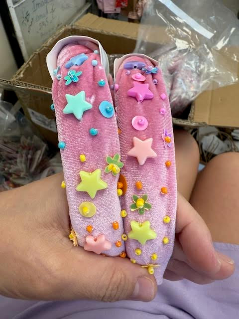 Beaded Headband - Happy Hues