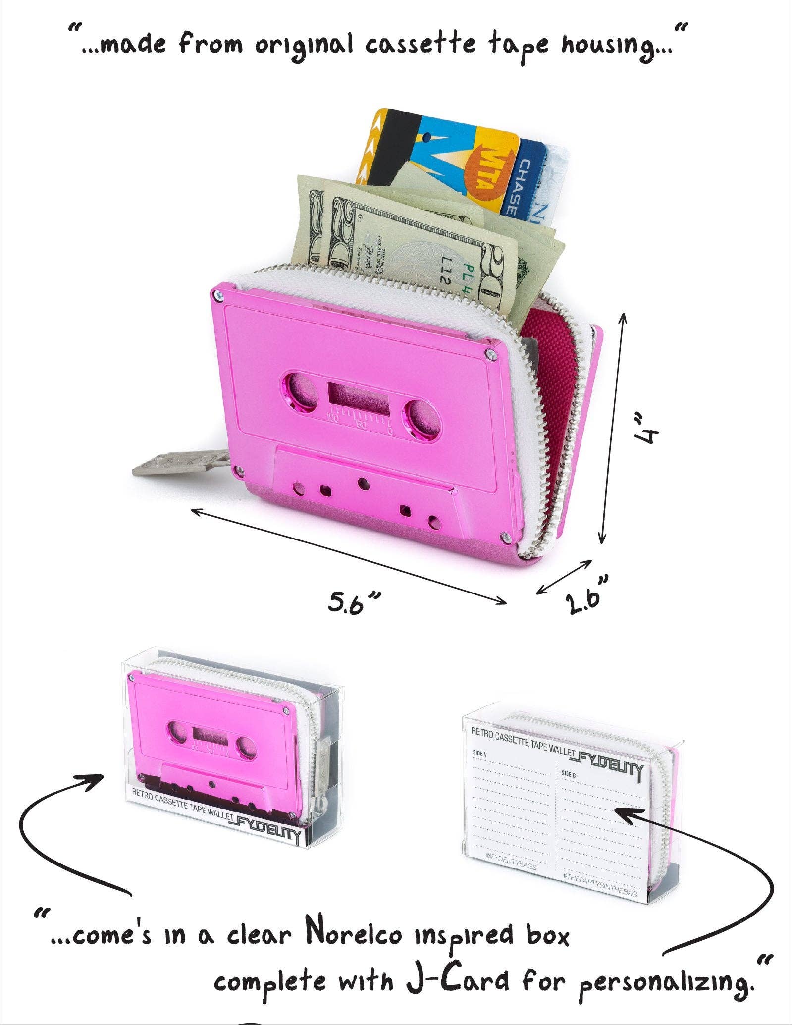 Retro Cassette Wallet