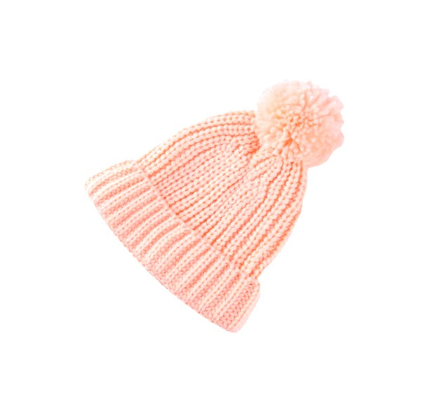 Single Pom Fluffer Beanie