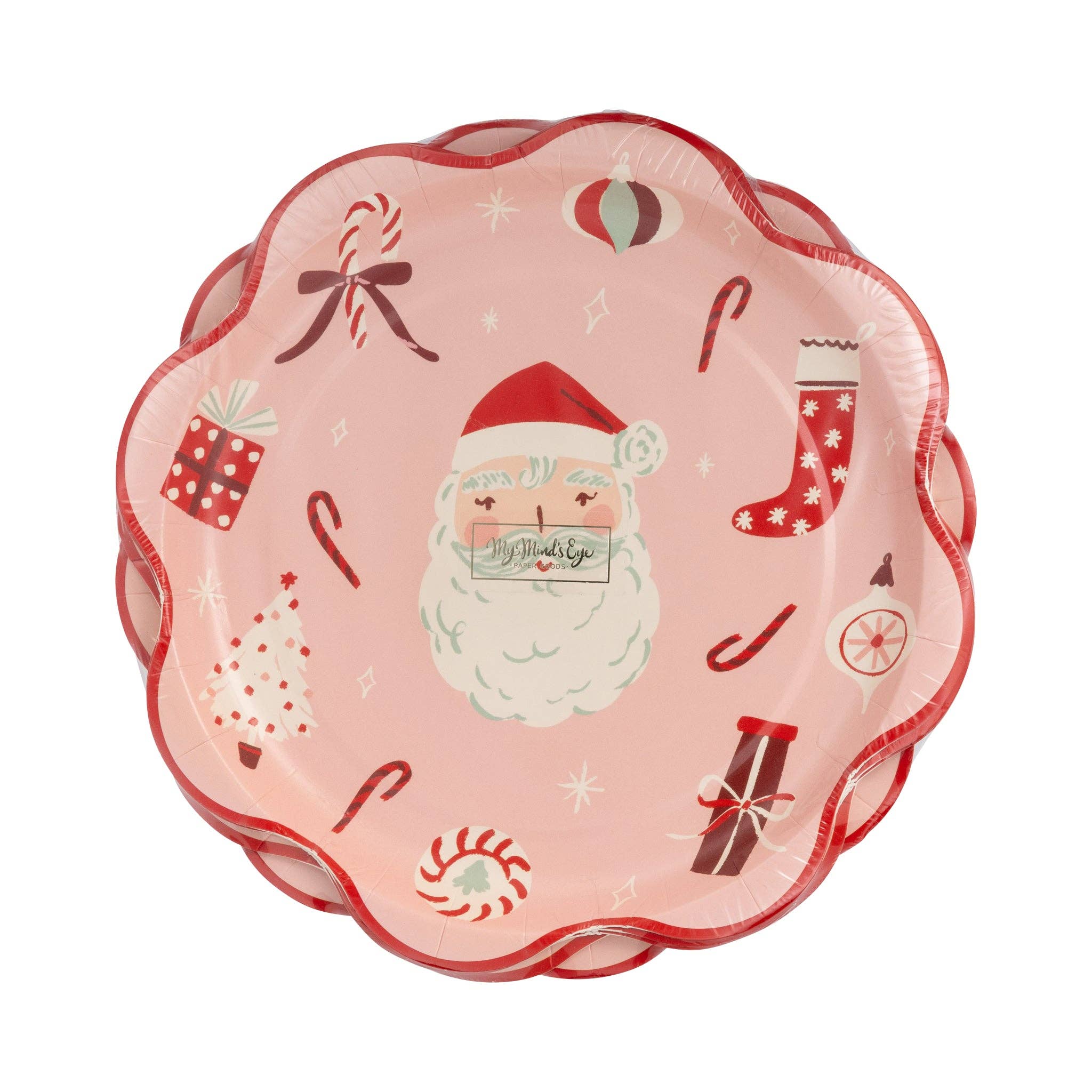 St Nick Icon Plate - 8 PK