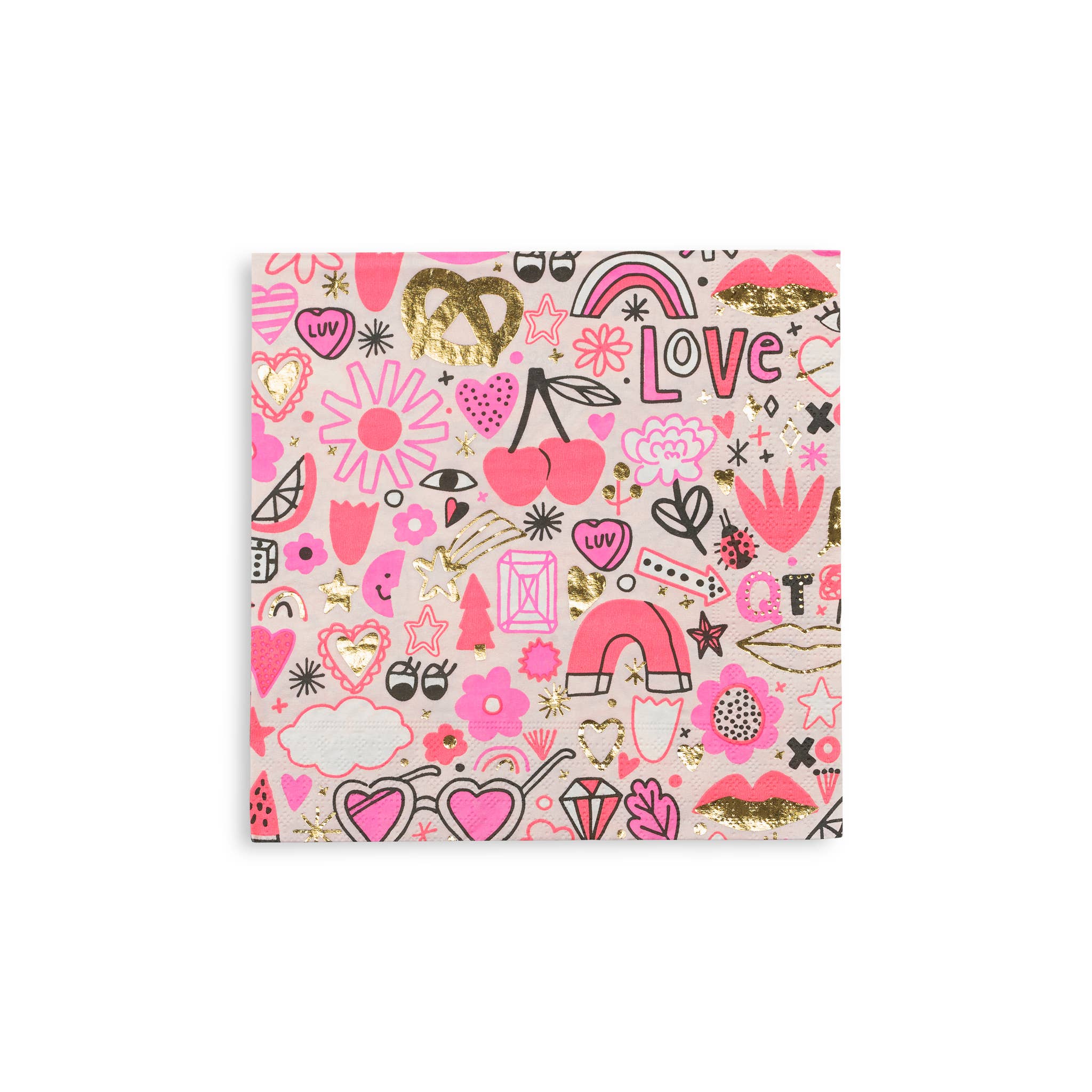 Love Notes Large Napkins - 16 PK