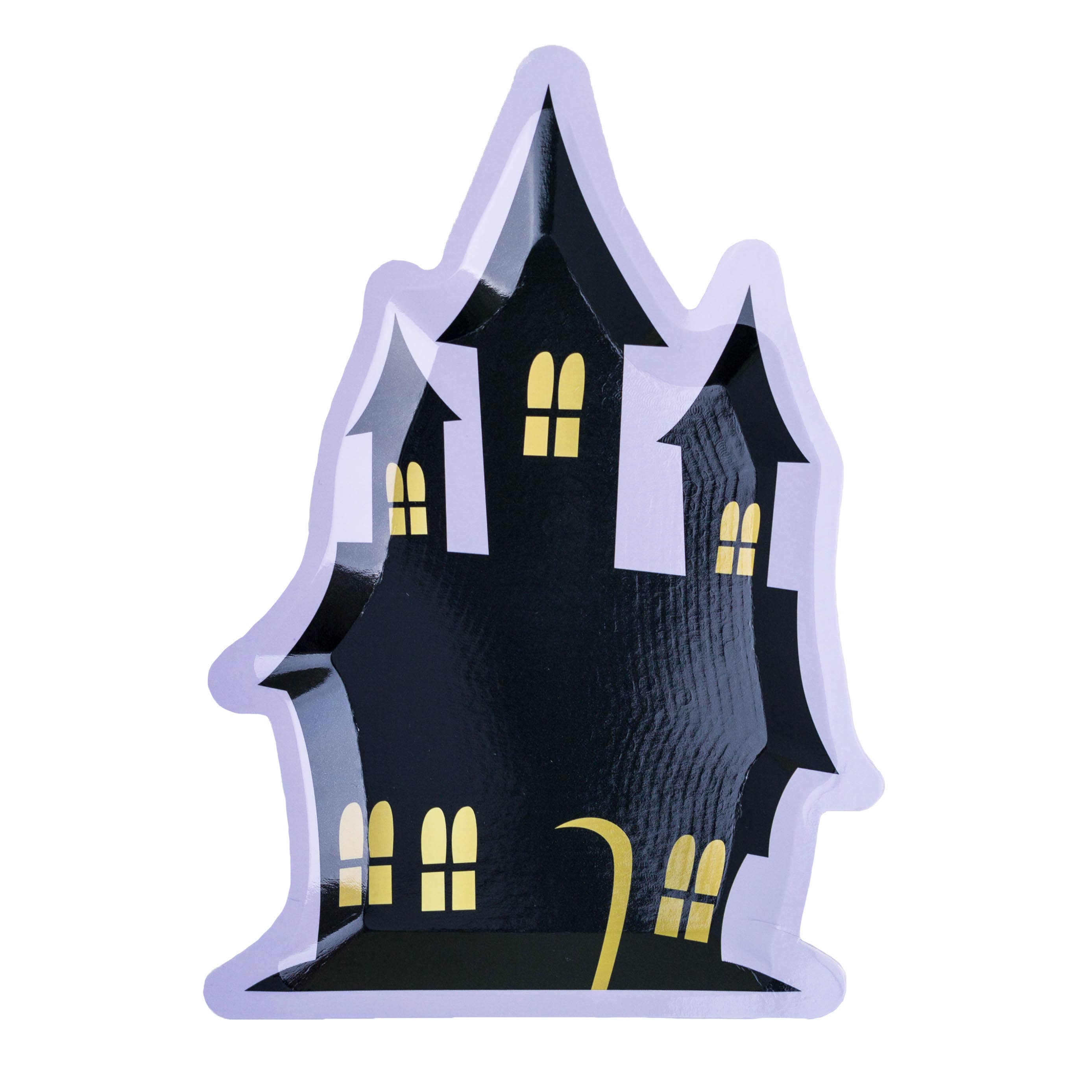 Haunted House Die-Cut Dessert Plates - 8 PK