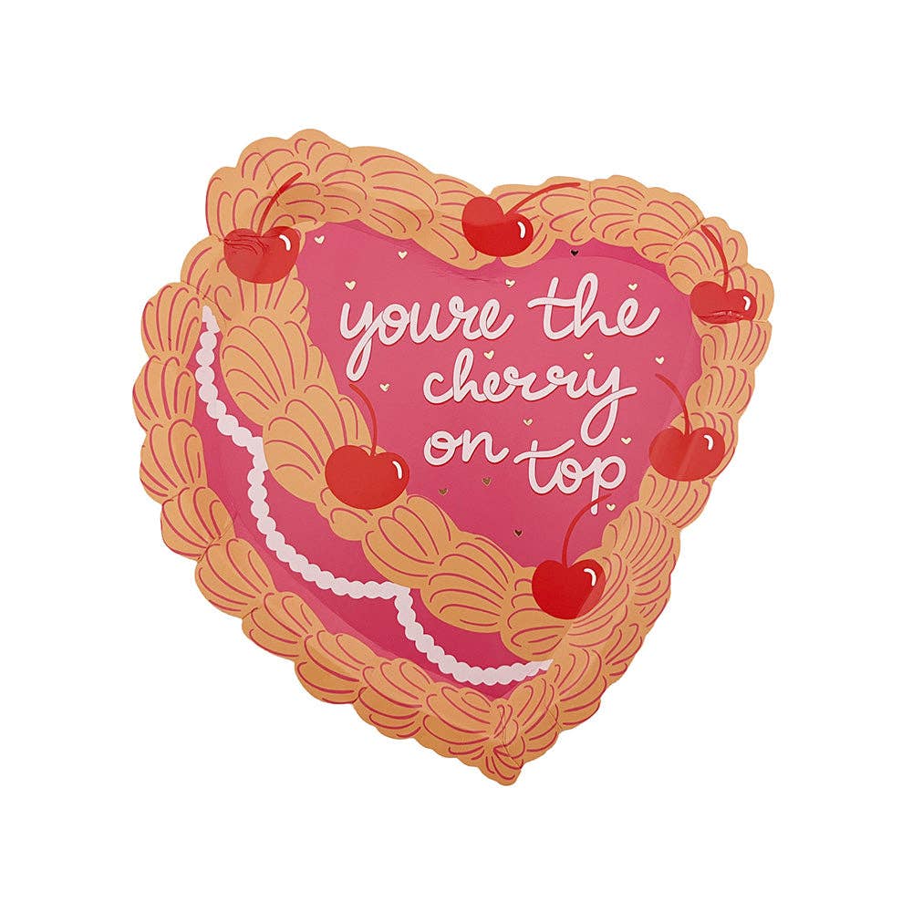 You're The Cherry On Top Dessert Plates - 8 PK