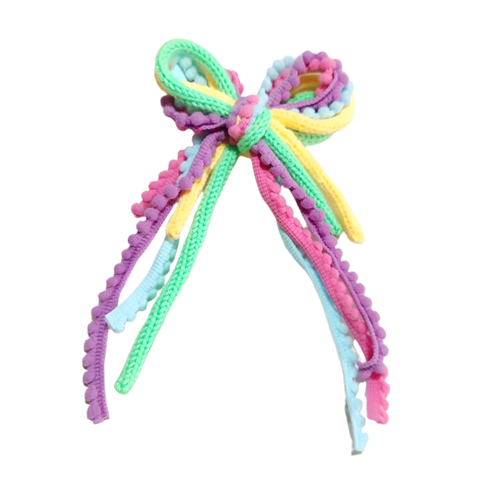 Textured Hair Bow - Vivid Vibes