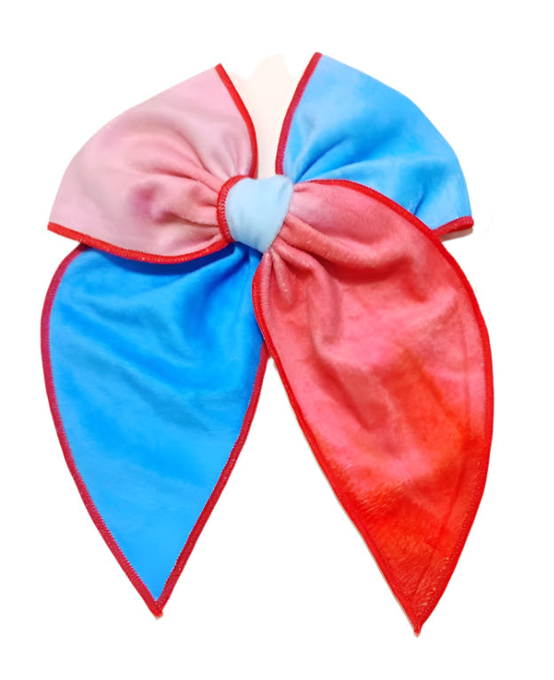 Tie Dye Hair Bow - American Flair