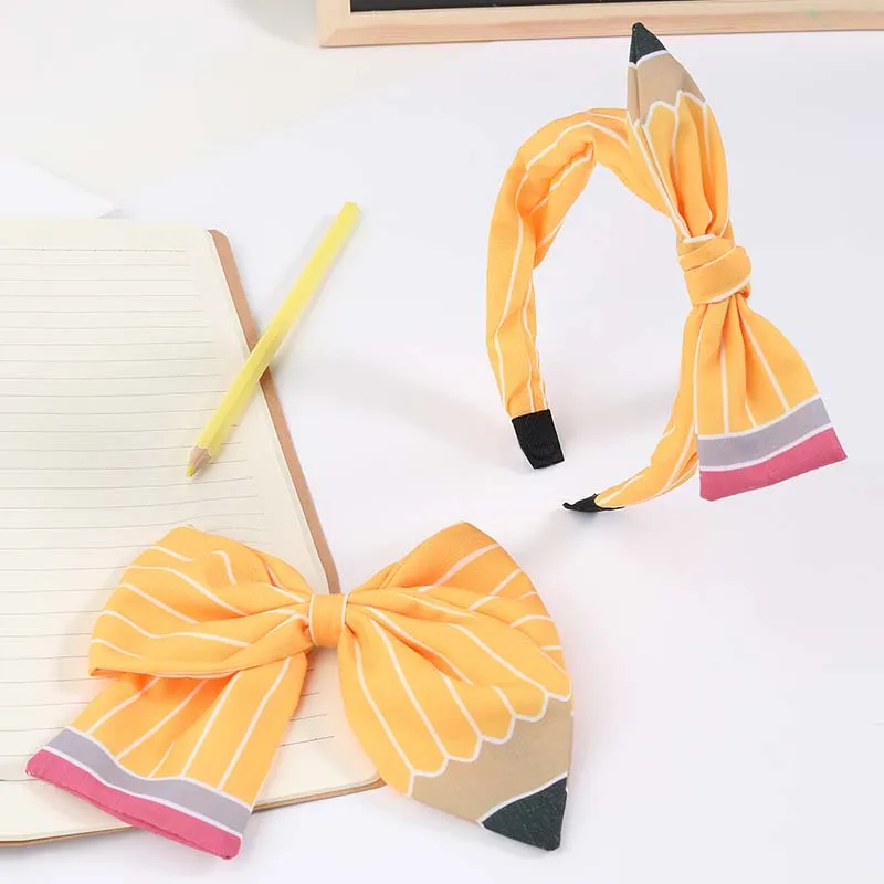 Pencil Pal Set - Bow and Headband Set
