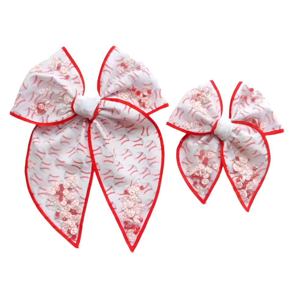 Mesh Shaker Bow - Play Ball!