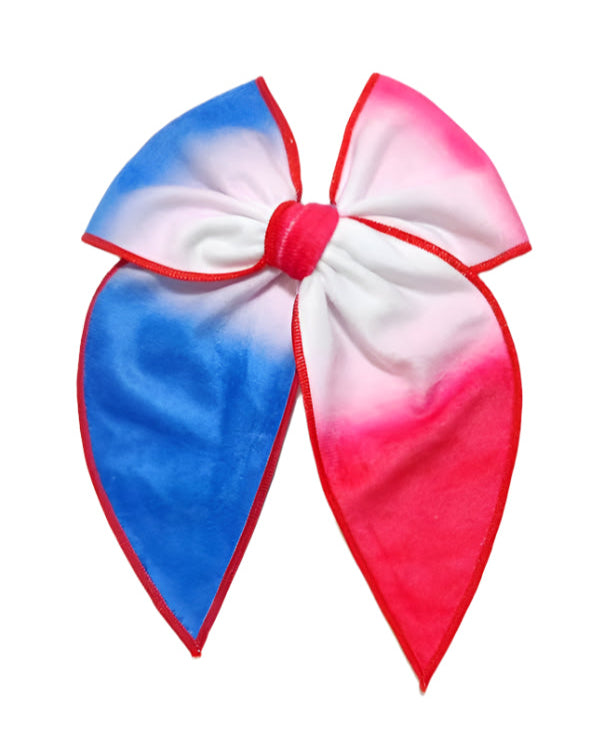Tie Dye Hair Bow - American Flair