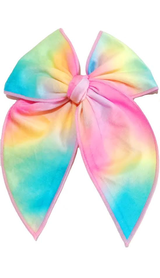 Tie Dye Hair Bow - Brighten Up