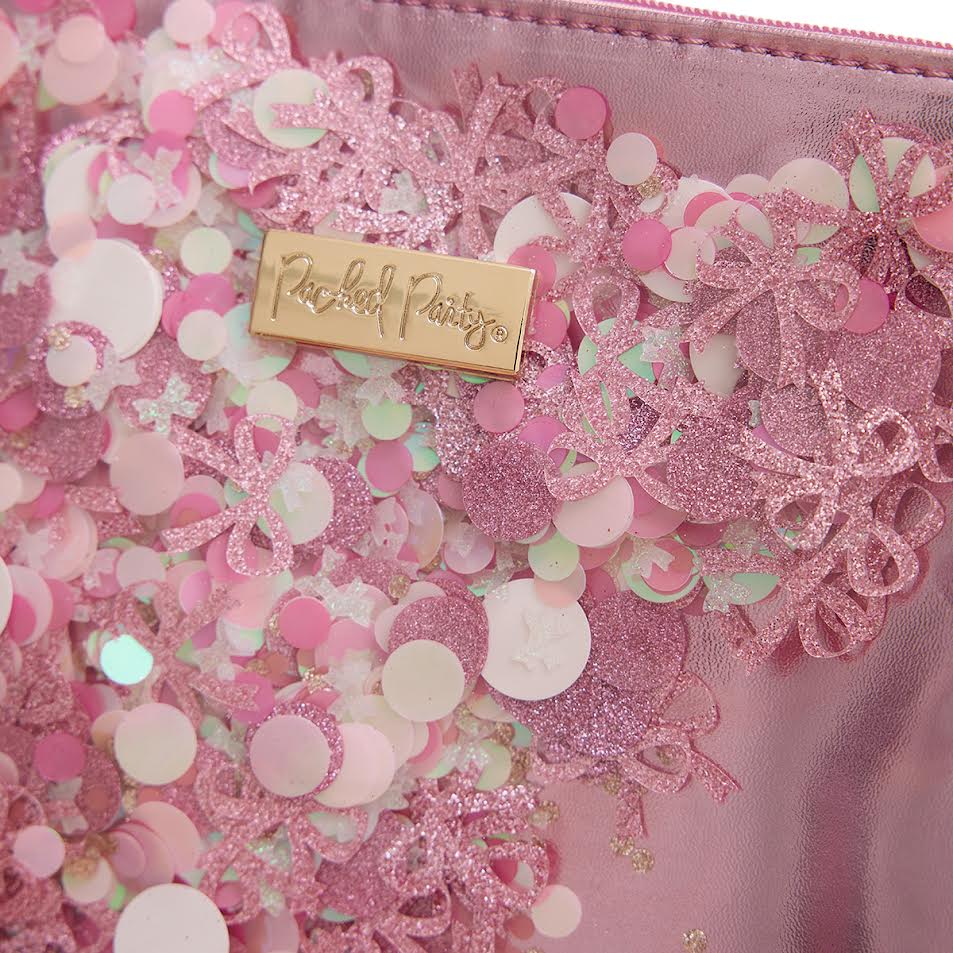 Bows and Confetti Everything Pouch