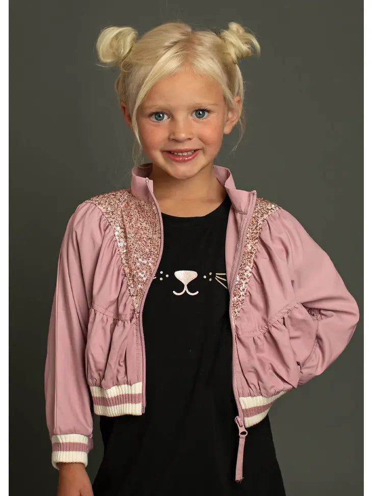 Noa Jacket in Mauve - Toddler